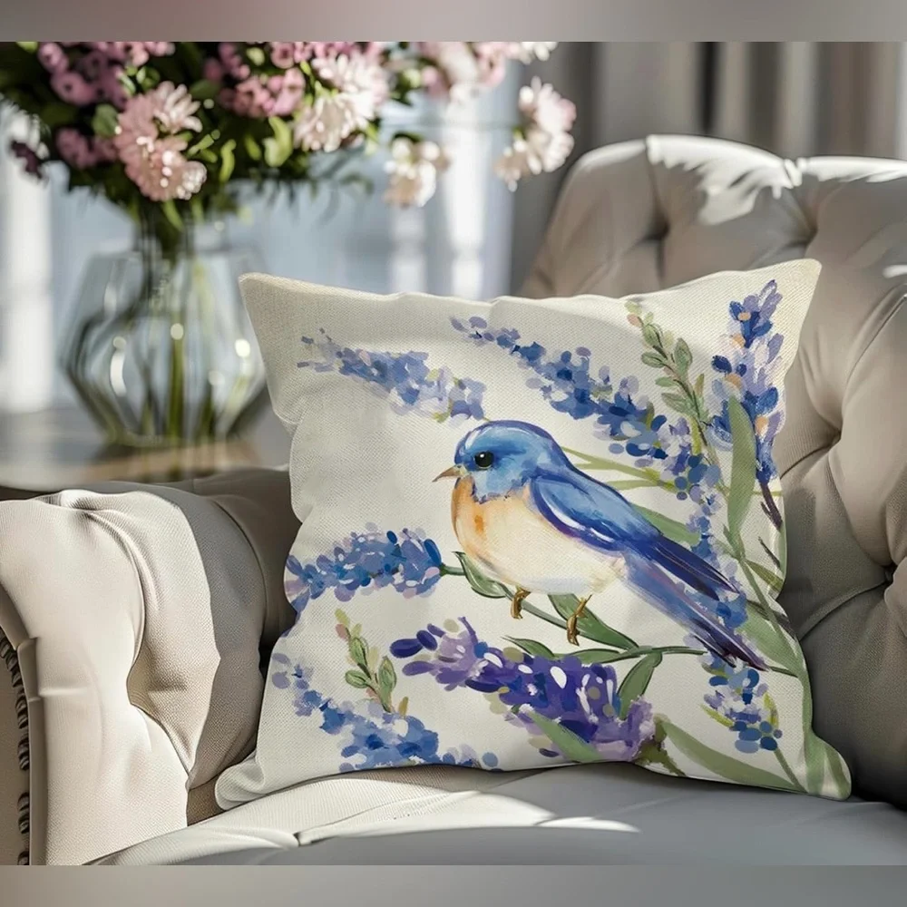 Spring Easter Pillow Covers Set